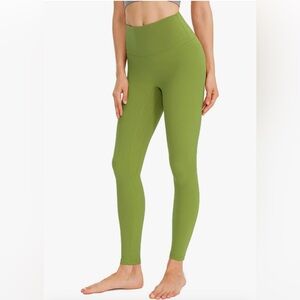 Lavento Women's No Front Seam Yoga Leggings